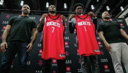 开云-火箭四少来了！阿门放话冲奖杯 乌度卡：目标季后赛